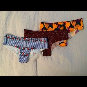 URBAN OUTFITTERS OUT FROM UNDER UNDIES x3